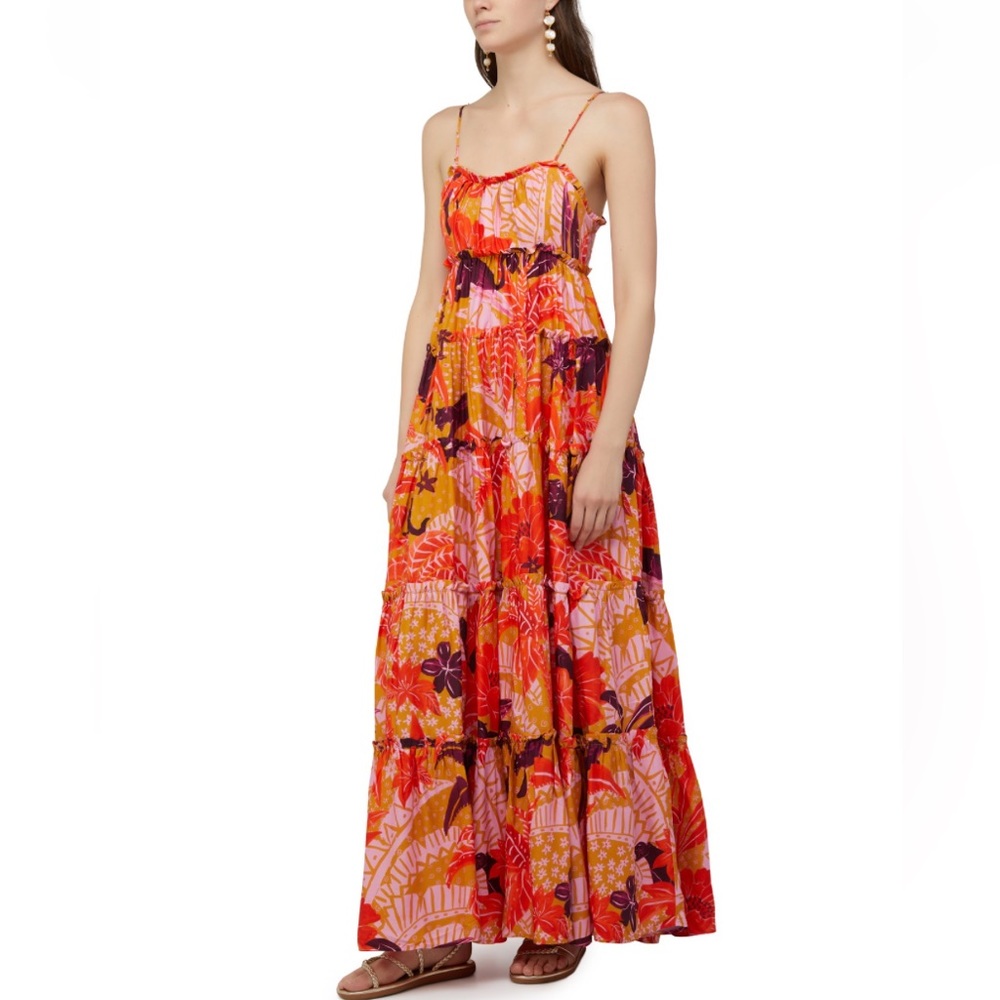 Farm Rio Jungle Panther long dress - Picture 4 of 12